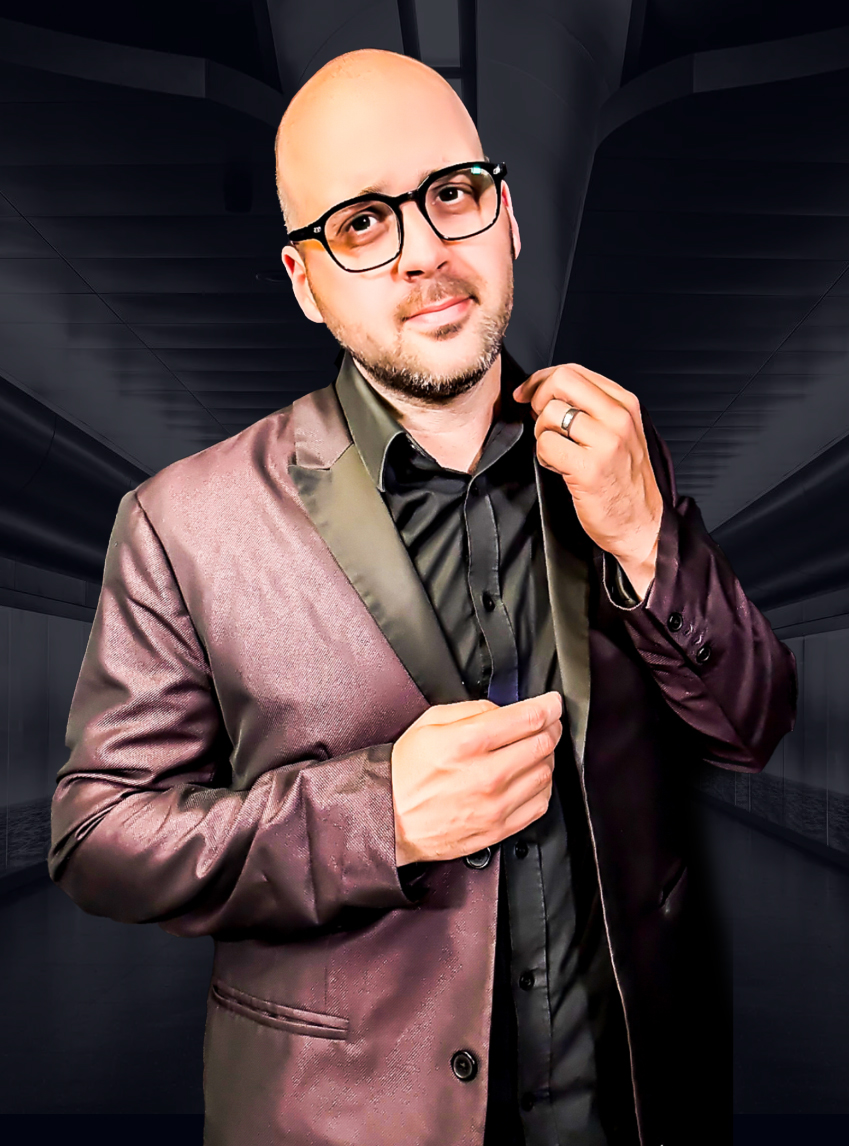 Michael Bourada in a suit